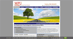 Desktop Screenshot of mpu-kassel.com